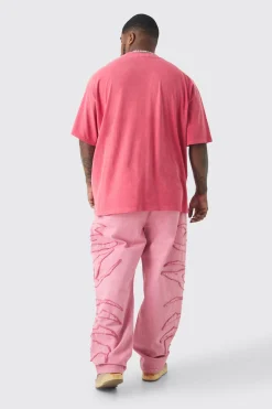 Plus Tattoo Print Tiger Official Man T-Shirt | UK^boohooMAN Hot