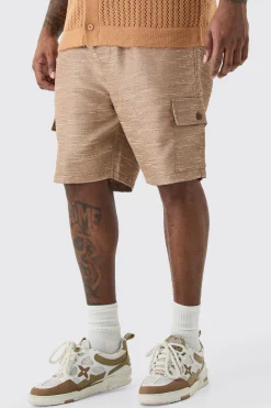 boohooMAN Plus Textured Cargo Short | UK| Shorts