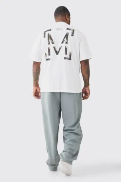 boohooMAN Plus Tricot Pin Tuck Relaxed Fit Trousers | UK| Trousers|Joggers