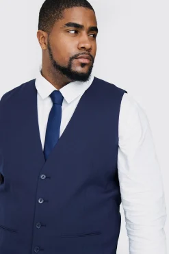 boohooMAN Plus Waistcoat In | UK| Suits & Tailoring|Sets & Co-Ords