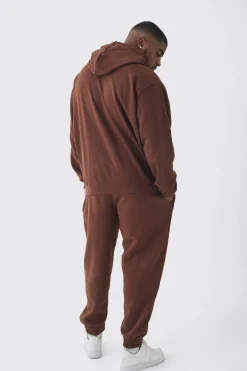 boohooMAN Plus Worldwide Gothic Cross Hoodie & Relaxed Fit Jogger Tracksuit | UK| Tracksuits