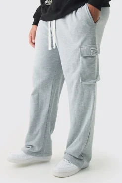 boohooMAN Plus Woven Tab Relaxed Fit Cargo Joggers | UK| Trousers|Joggers