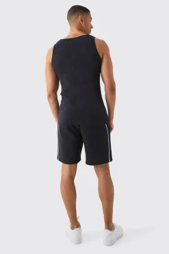 Premium Muscle Fit Limited Super Clean Interlock Vest | UK^boohooMAN Discount