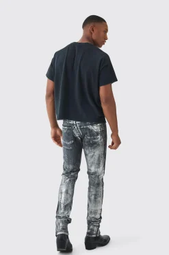 Premium Oversized Cropped Baby Washed & Printed T-shirt | UK^boohooMAN Best