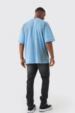 Premium Oversized Faux Layer Washed & Embroidered T-shirt | UK^boohooMAN Best