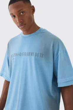 Premium Oversized Faux Layer Washed & Embroidered T-shirt | UK^boohooMAN Best