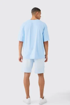 Premium Oversized Super Clean Interlock T-shirt | UK^boohooMAN