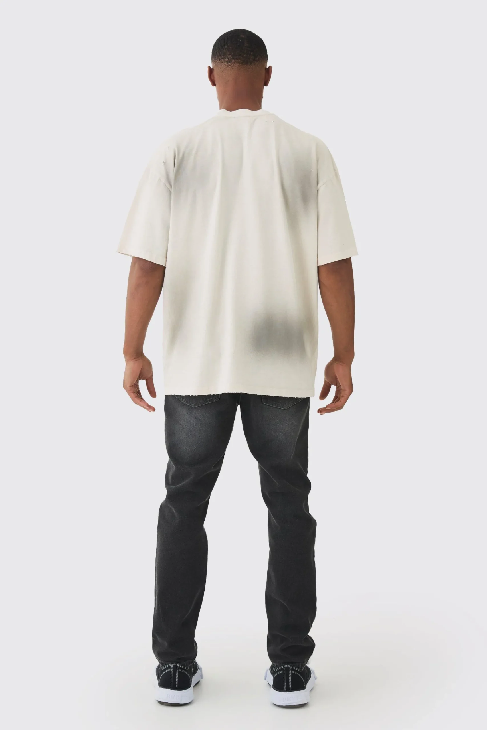 Premium Oversized Top Stitched & Washed T-shirt | UK^boohooMAN Outlet