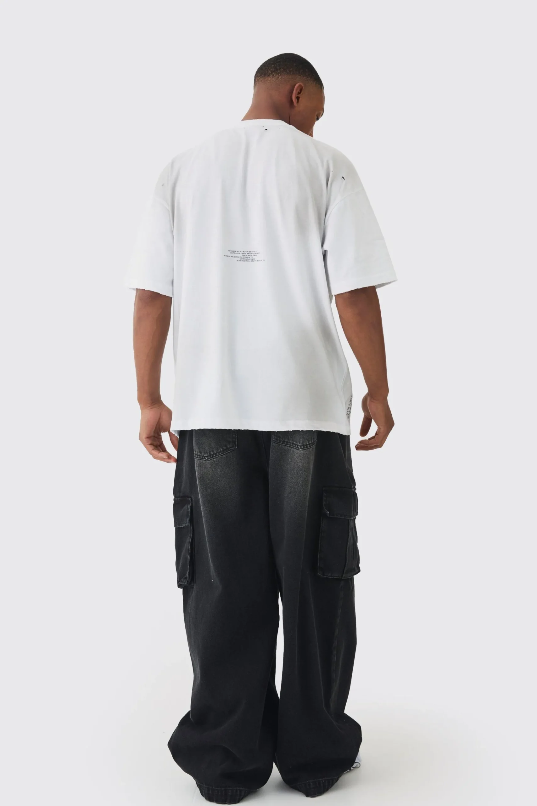 Premium Oversized T-shirt Washed & Printed T-shirt | UK^boohooMAN Best
