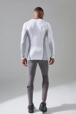 boohooMAN P-Star Active Base Layer Leggings With Star Print | UK| Trousers