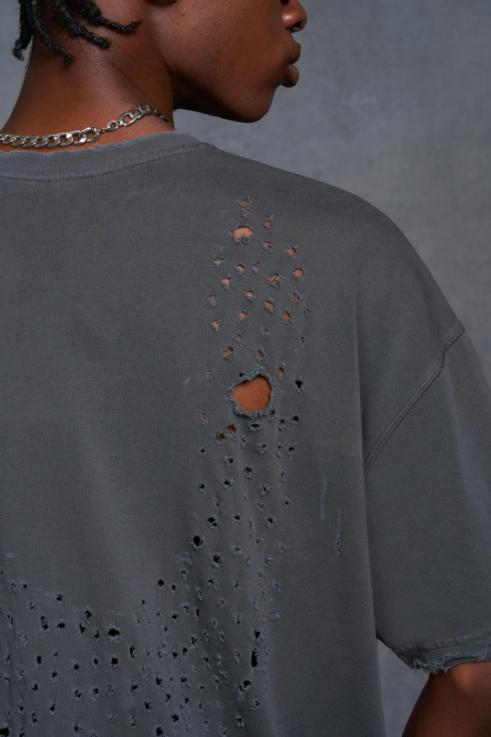 P-Star Oversized Boxy Washed T-Shirt With Skull Print | UK^boohooMAN