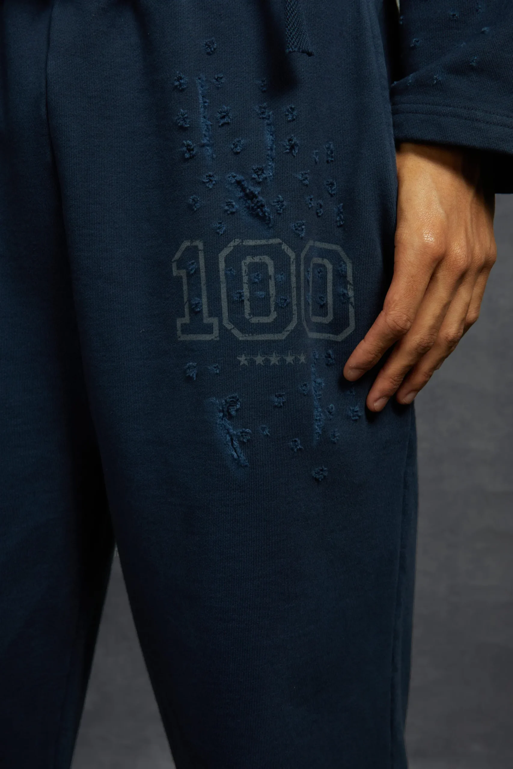 boohooMAN P-Star Slim Fit Flare Joggers With Distressing | UK| Trousers|Joggers