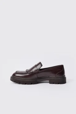 boohooMAN Pu Chunky Sole Tassel Loafer In | UK| Smart Shoes