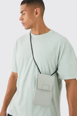 boohooMAN PU Man Tab Phone Bag In | UK| Bags & Wallets