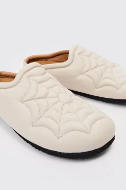 boohooMAN PU Padded Mule In | UK| Sliders & Slippers