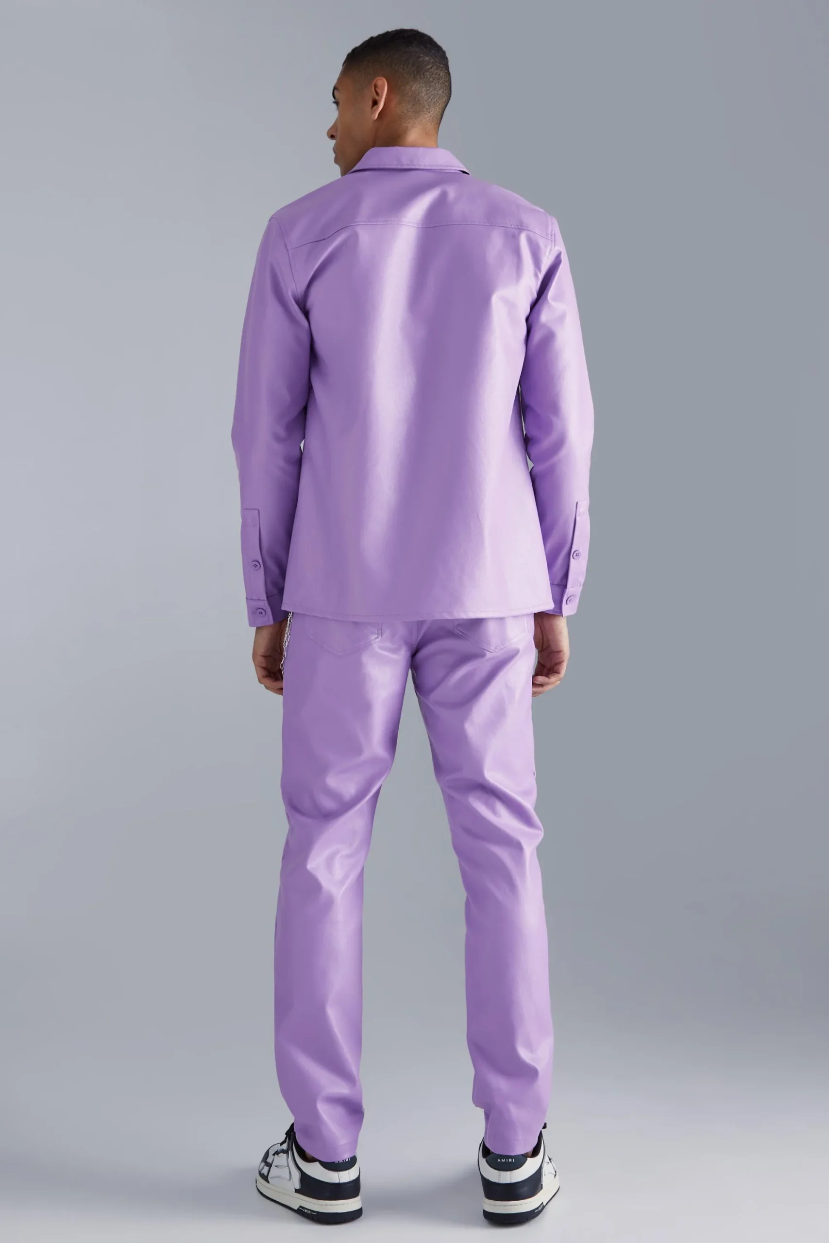 boohooMAN Pu Paisley Embroidered Set | UK| Sets & Co-Ords