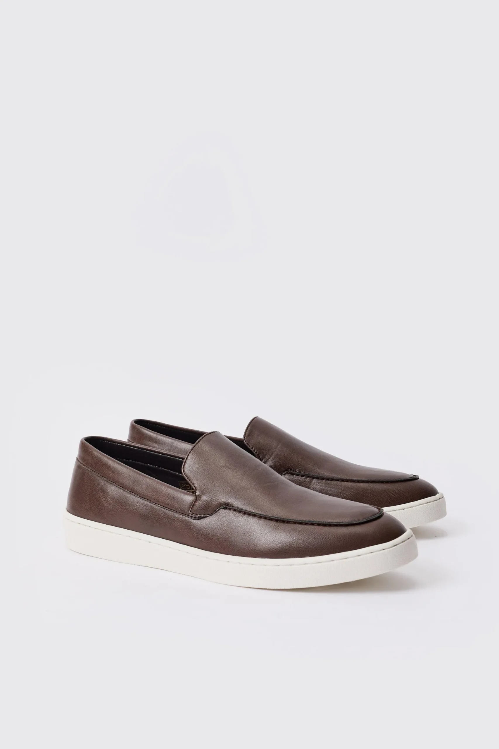 boohooMAN PU Slip On Loafer In | UK| Smart Shoes