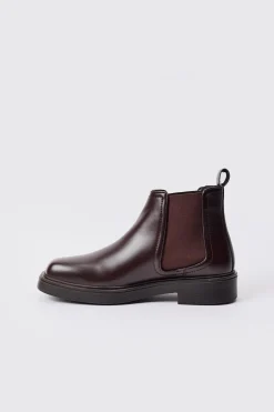 boohooMAN PU Square Toe Chelsea Boot In | UK| Boots