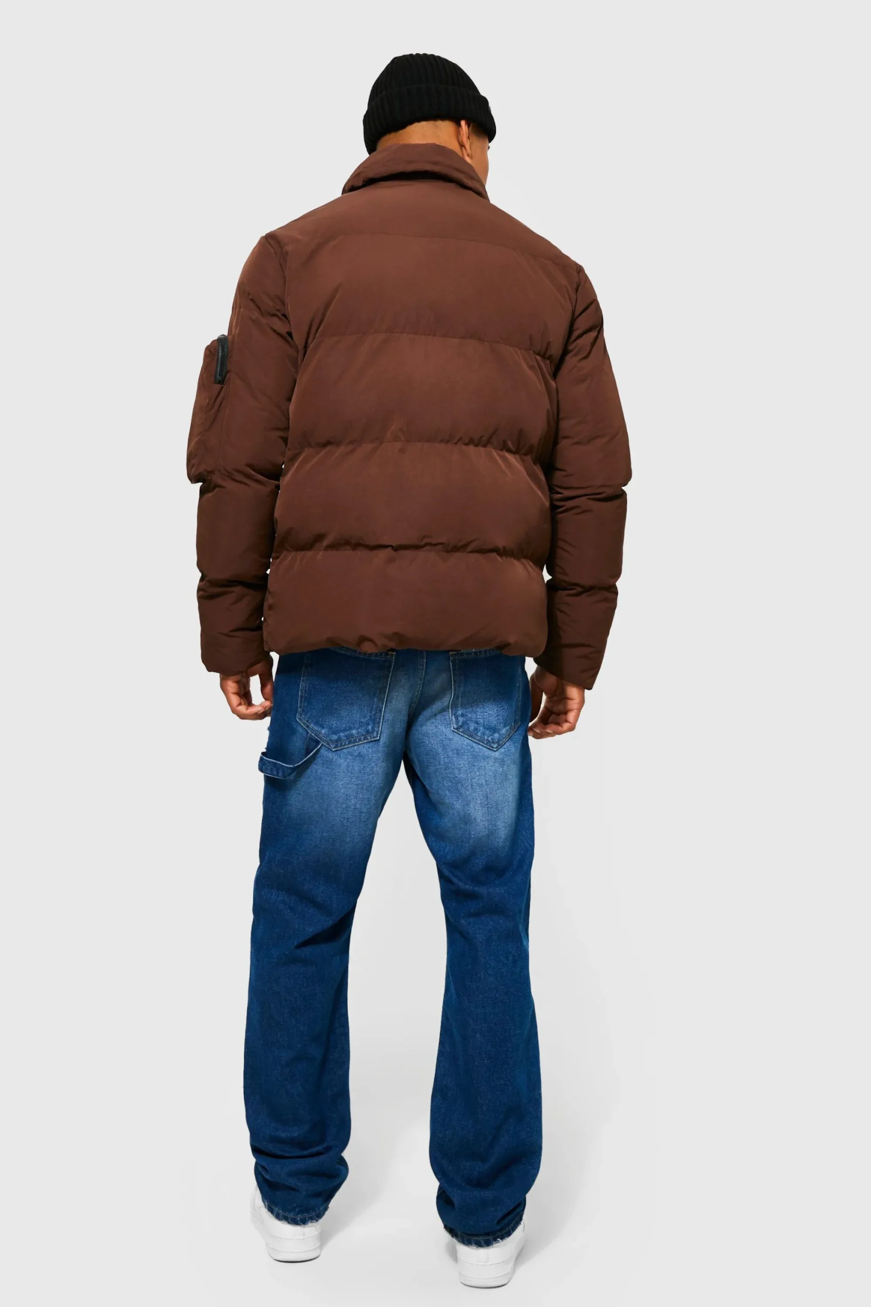 boohooMAN Puffer Harrington With Ma1 Pocket | UK| Coats & Jackets