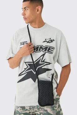 boohooMAN Quilted Bottle Bag In | UK| Bags & Wallets