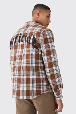 boohooMAN Quilted Checked Overshirt | UK| Shirts