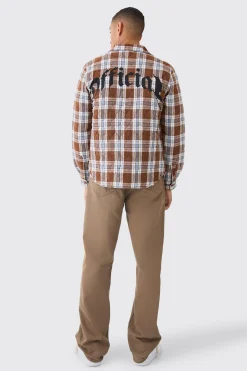 boohooMAN Quilted Checked Overshirt | UK| Shirts