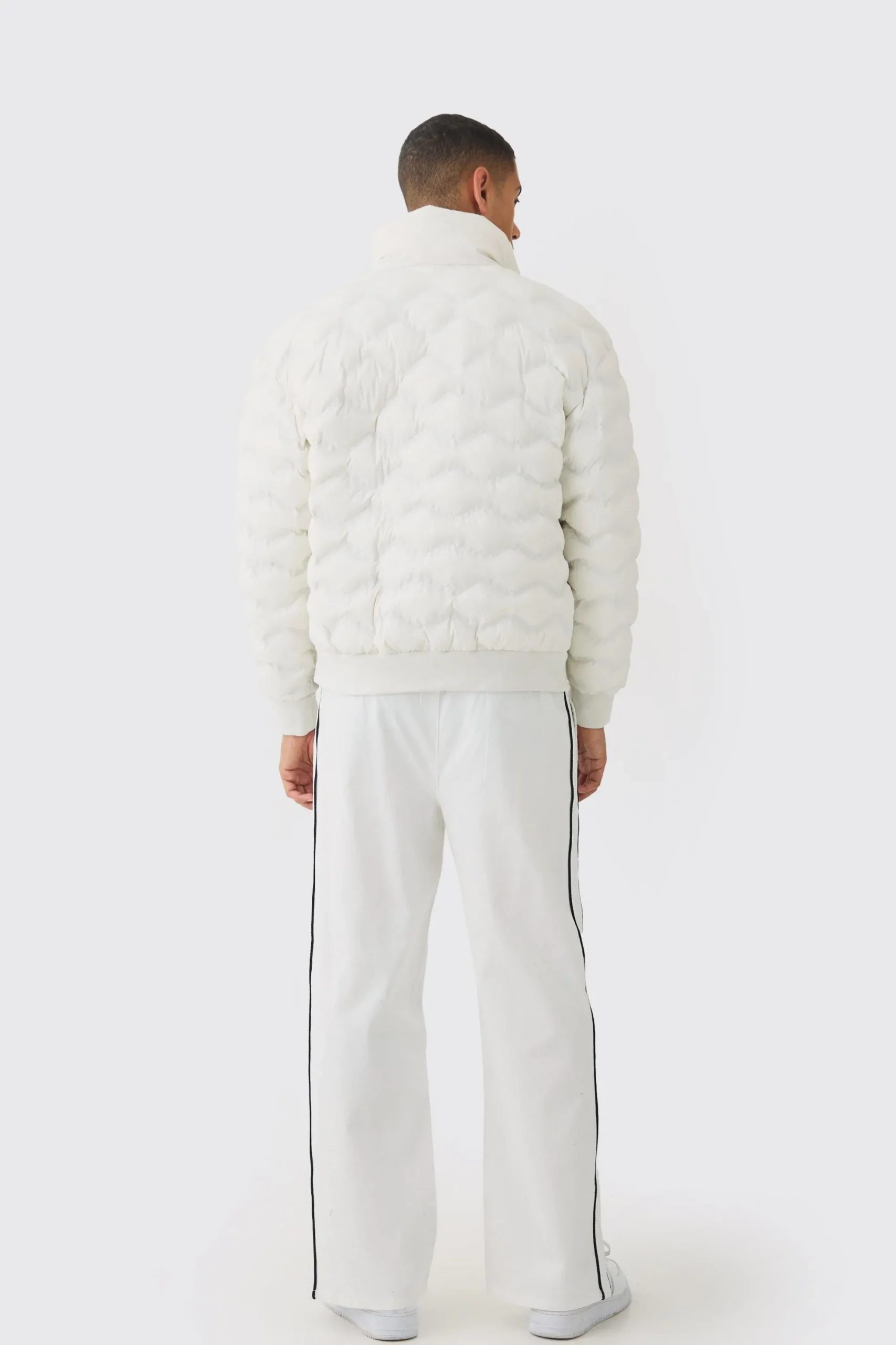 boohooMAN Quilted Padded Bomber Jacket In | UK| Coats & Jackets