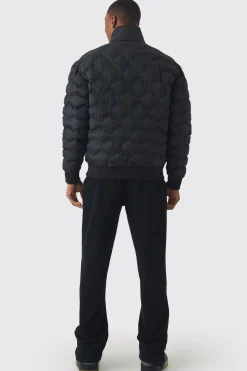 boohooMAN Quilted Padded Bomber Jacket In | UK| Coats & Jackets