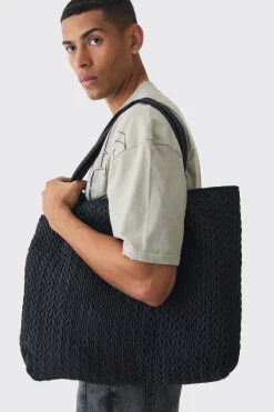 boohooMAN Quilted Tote Bag In | UK| Bags & Wallets