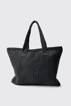 boohooMAN Quilted Tote Bag In | UK| Bags & Wallets