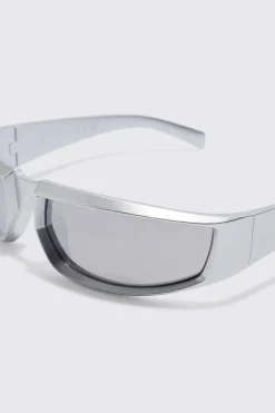 boohooMAN Racer Wrap Sunglasses | UK| Sunglasses