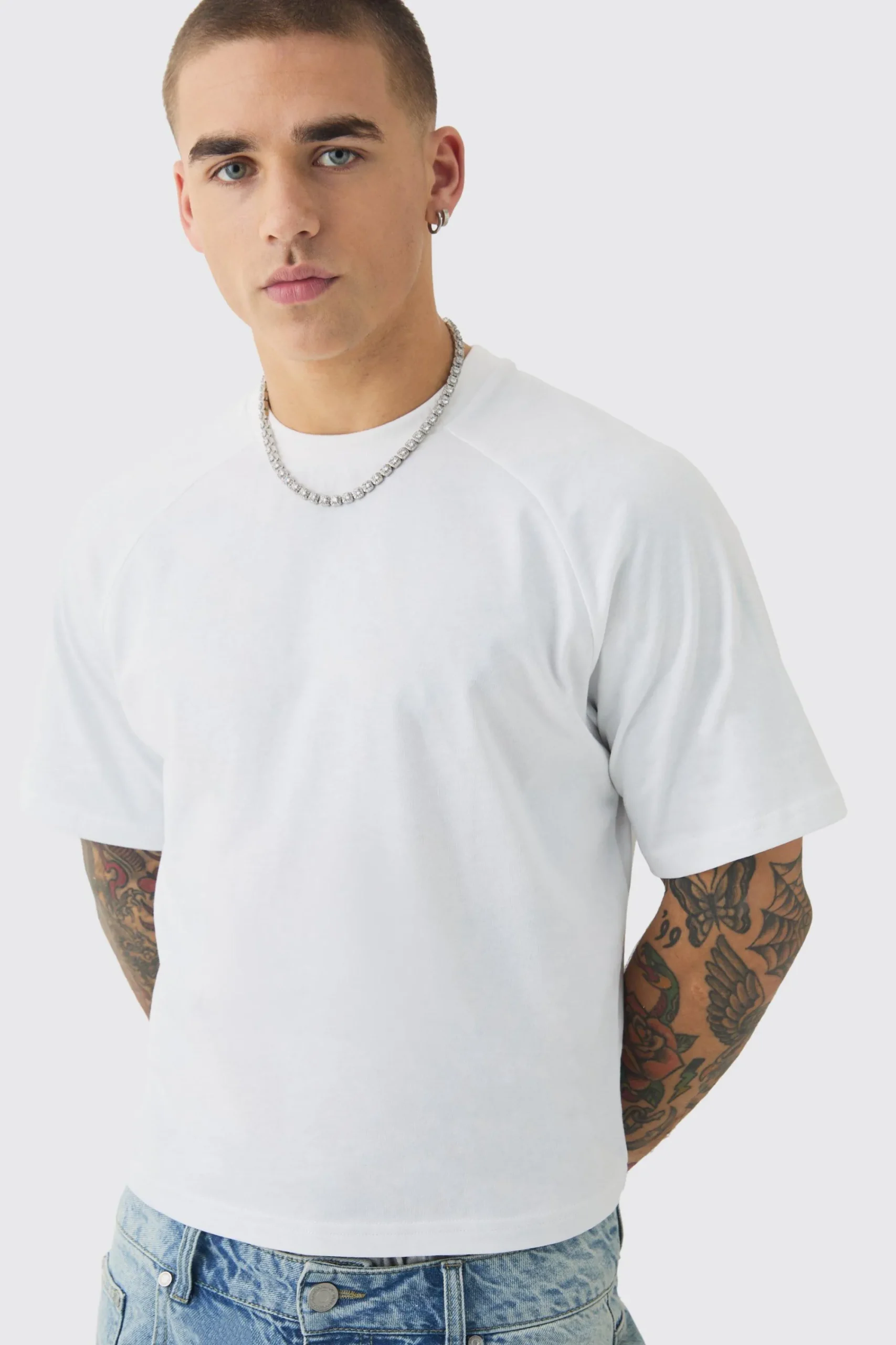 Raglan Sleeve Baby T-shirt | UK^boohooMAN Clearance