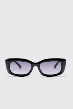 boohooMAN Rectangle Plastic Sunglasses In | UK| Sunglasses