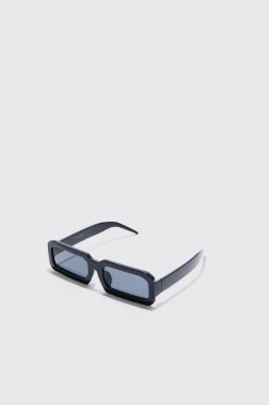 boohooMAN Rectangular Chunky Plastic Sunglasses | UK| Sunglasses