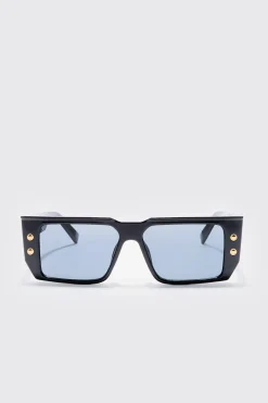 boohooMAN Rectangular Plastic Sunglasses In | UK| Sunglasses