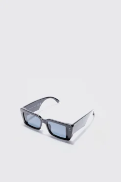boohooMAN Rectangular Plastic Sunglasses In | UK| Sunglasses