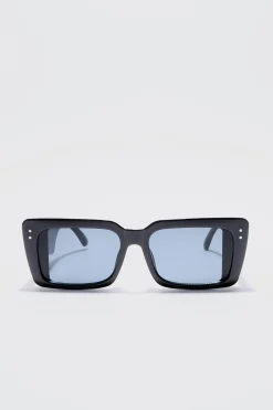 boohooMAN Rectangular Plastic Sunglasses In | UK| Sunglasses