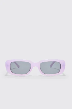 boohooMAN Rectangular Plastic Sunglasses In | UK| Sunglasses