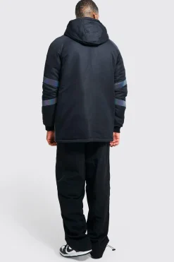 boohooMAN Reflective Panel Parka | UK| Coats & Jackets