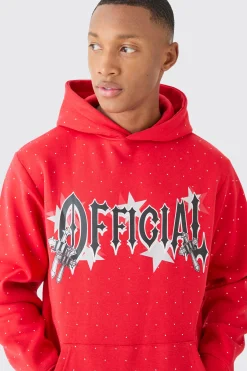 boohooMAN Regular Fit All Over Rhinestone Official Tracksuit | UK| Tracksuits