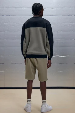 boohooMAN Regular Fit Colour Block Sweatshirt | UK| Hoodies & Sweatshirts