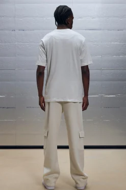 boohooMAN Regular Fit Placement Pocket T-shirt & Jogger Set | UK| Sets & Co-Ords