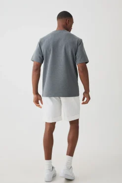 Regular Fit Puff Print Heavyweight T-shirt | UK^boohooMAN Best