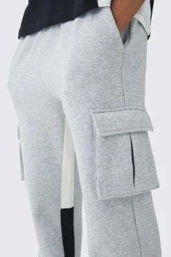 boohooMAN Regular Fit Raw Hem Gusset Cargo Jogger | UK| Trousers|Joggers