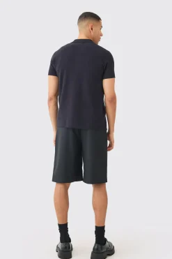 boohooMAN Regular Fit Short Sleeve Knitted Shirt | UK| Shirts|Knitwear