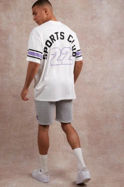 boohooMAN Regular Fit Varsity Jersey Shorts | UK| Shorts