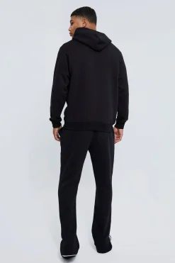 boohooMAN Regular Fit Varsity Split Hem Jogger | UK| Trousers|Joggers