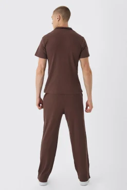 boohooMAN Regular Fit Waffle Shirt | UK| Loungewear|Shirts