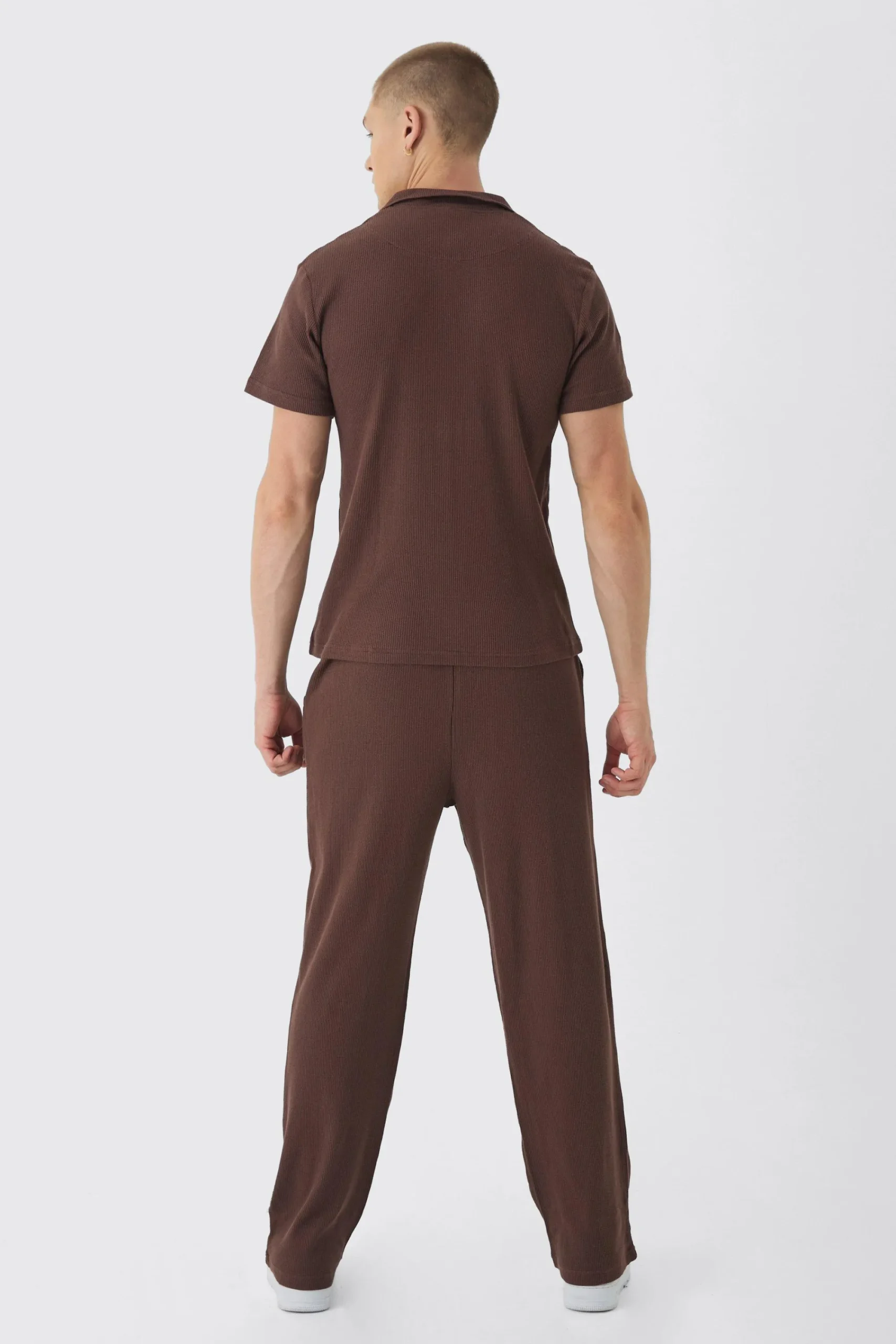 boohooMAN Regular Fit Waffle Shirt | UK| Loungewear|Shirts