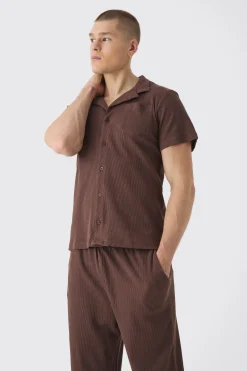 boohooMAN Regular Fit Waffle Shirt | UK| Loungewear|Shirts